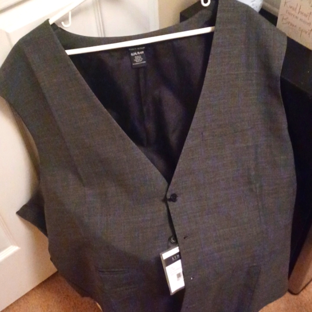 Synrgy Performance Dark Grey Waistcoat/Vest 5x